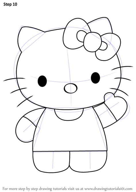 Draw Hello Kitty .